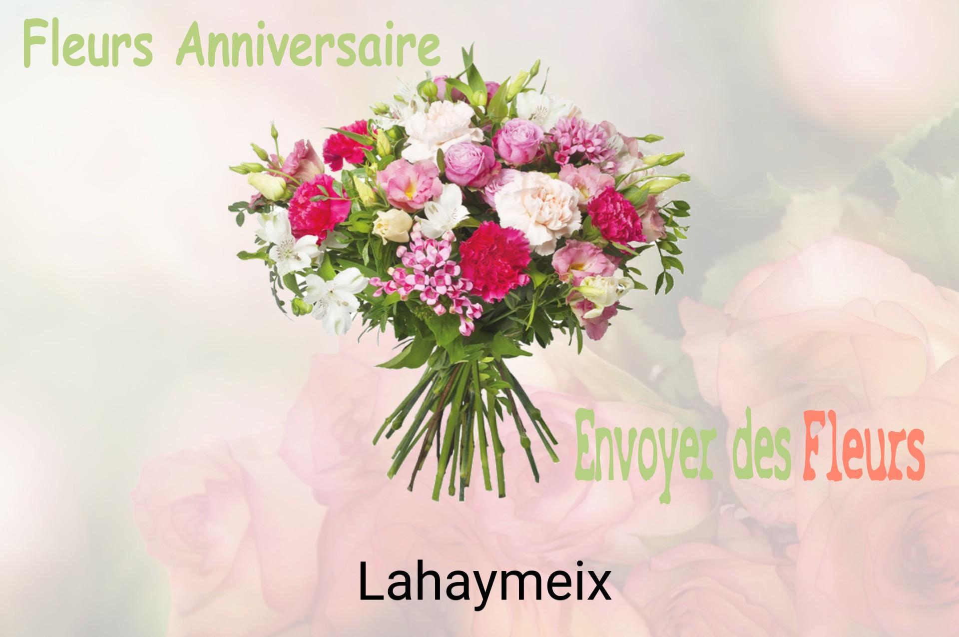 Bouquet de fleurs d’anniversaire livré à Lahaymeix